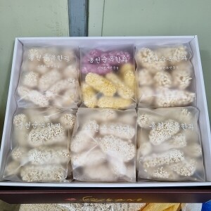 {홍천순옥한과},{바삭약과},{찹쌀한과},{좁쌀한과},{통밥한과},{참깨한과},{흑임자한과},{쑥한과},{단호박한과}